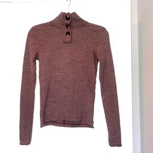 Free People We the Free button turtleneck top